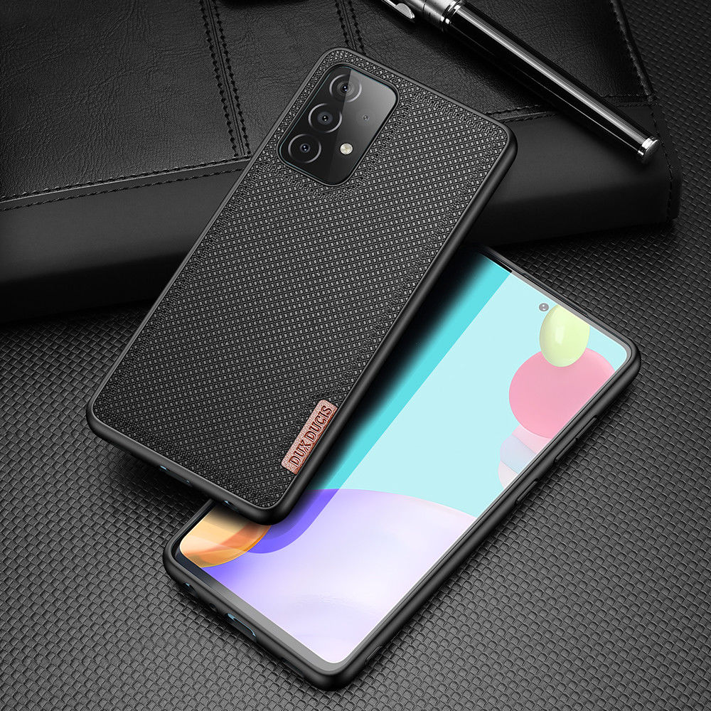 Dux Ducis Fino Series Samsung Galaxy A52(s) Hoesje Back Cover Zwart afbeelding 2