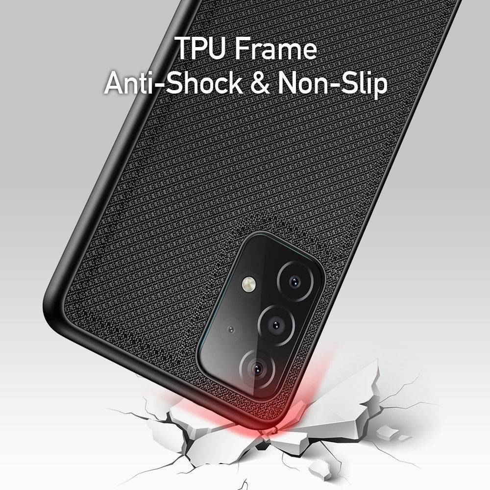 Dux Ducis Fino Series Samsung Galaxy A52(s) Hoesje Back Cover Zwart afbeelding 5