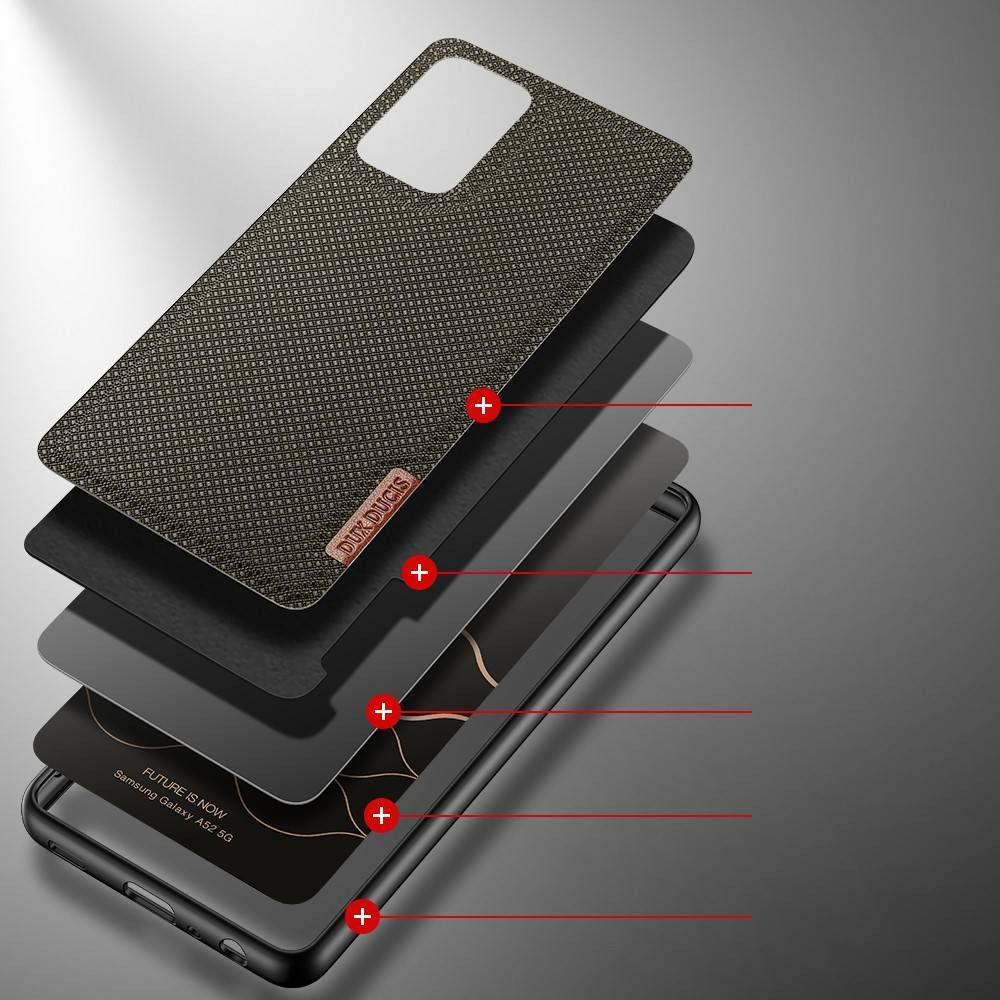 Dux Ducis Fino Series Samsung Galaxy A72 Hoesje Back Cover Groen afbeelding 2