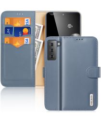 Dux Ducis Hivo Series Samsung Galaxy S21 Hoesje Book Case Blauw