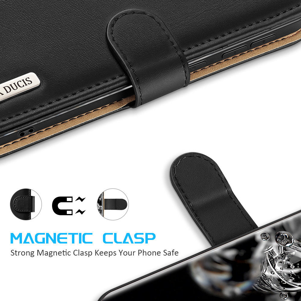 Dux Ducis Hivo Series Samsung Galaxy S21 Ultra Hoesje Book Case Zwart afbeelding 6