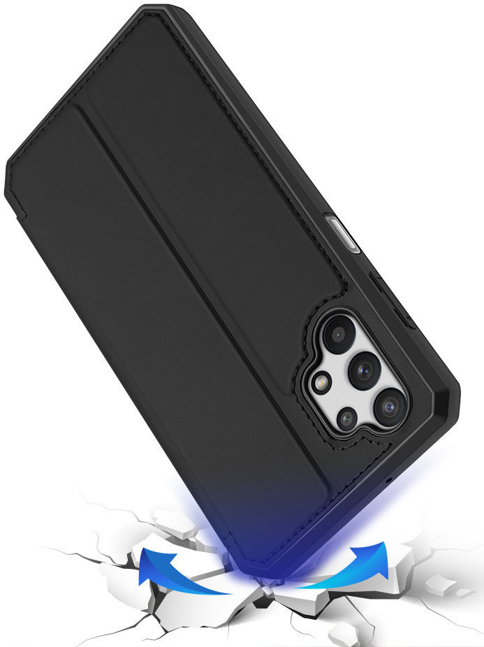 Dux Ducis Skin X Series Samsung Galaxy A32 5G Hoesje Book Case Zwart afbeelding 2