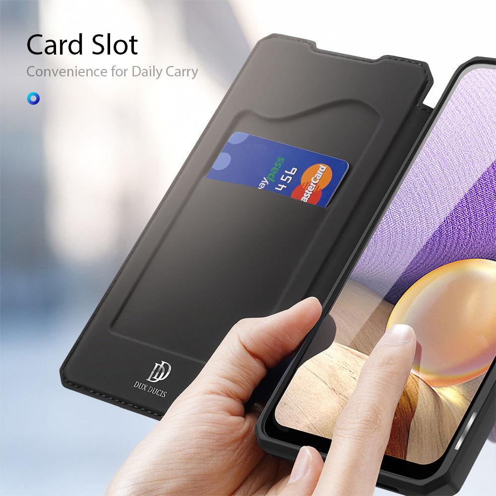 Dux Ducis Skin X Series Samsung Galaxy A32 5G Hoesje Book Case Zwart afbeelding 5