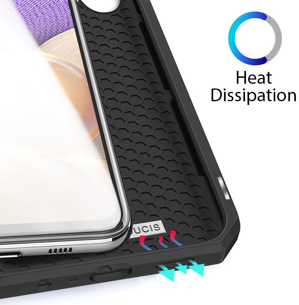 Dux Ducis Skin X Series Samsung Galaxy A32 5G Hoesje Book Case Zwart afbeelding 7