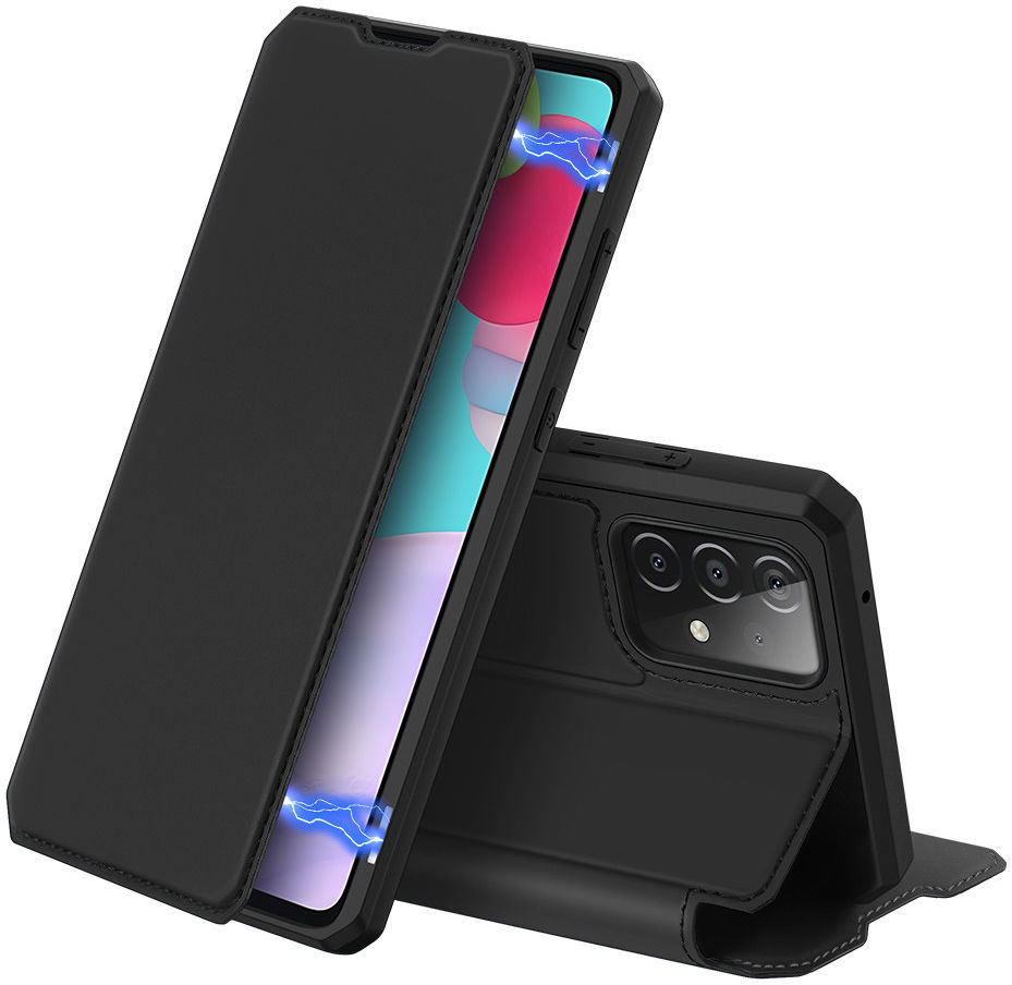 Dux Ducis Skin X Series Samsung Galaxy A52(S) Hoesje Book Case Zwart afbeelding 1