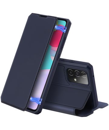 Dux Ducis Skin X Series Samsung Galaxy A52 Hoesje Book Case Blauw Hoesjes