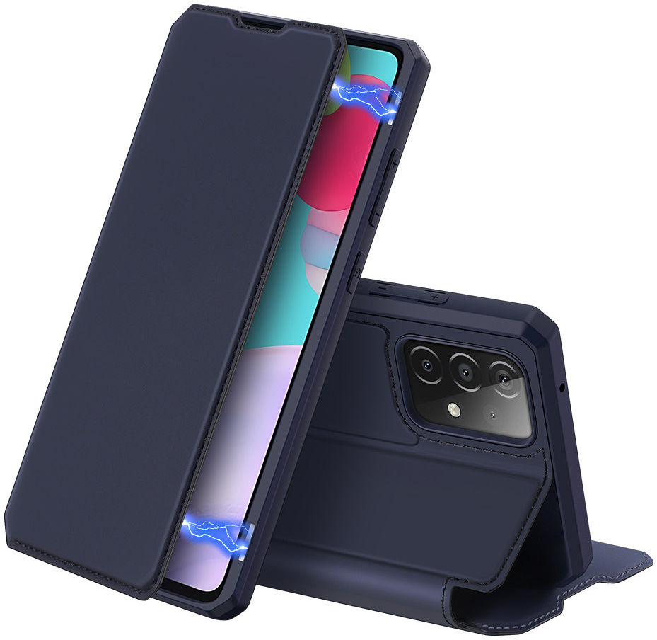 Dux Ducis Skin X Series Samsung Galaxy A52 Hoesje Book Case Blauw afbeelding 1