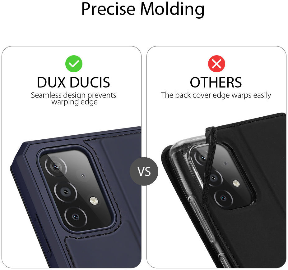 Dux Ducis Skin X Series Samsung Galaxy A52 Hoesje Book Case Blauw afbeelding 10