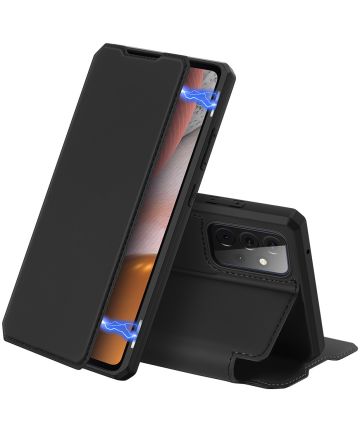 Dux Ducis Skin X Series Samsung Galaxy A72 Hoesje Book Case Zwart Hoesjes
