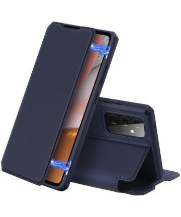 Dux Ducis Skin X Series Samsung Galaxy A72 Hoesje Book Case Blauw Hoesjes