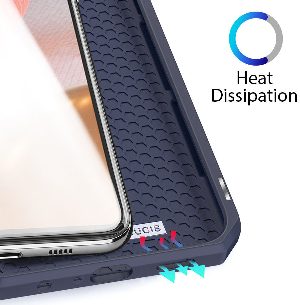 Dux Ducis Skin X Series Samsung Galaxy A72 Hoesje Book Case Blauw afbeelding 7