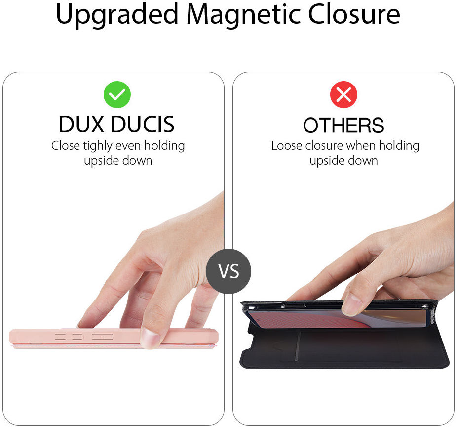 Dux Ducis Skin X Series Samsung Galaxy A72 Hoesje Book Case Roze afbeelding 10