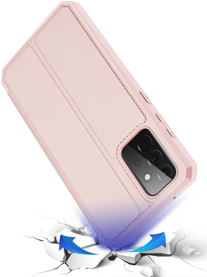 Dux Ducis Skin X Series Samsung Galaxy A72 Hoesje Book Case Roze afbeelding 2