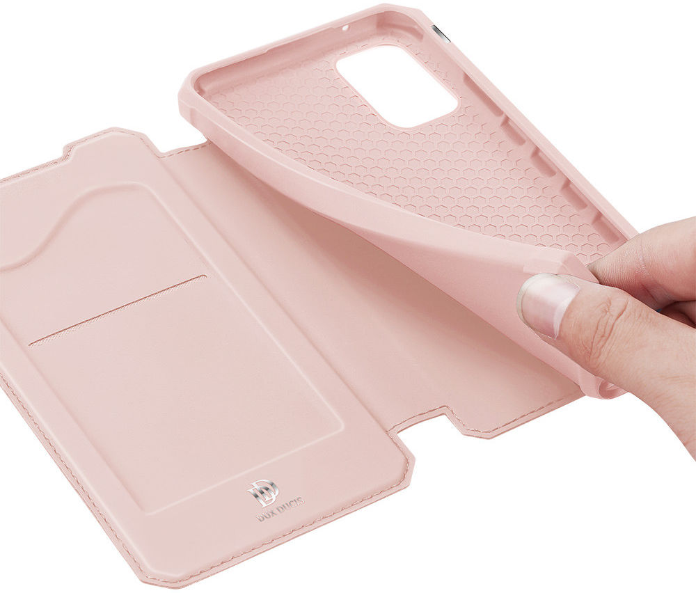 Dux Ducis Skin X Series Samsung Galaxy A72 Hoesje Book Case Roze afbeelding 3