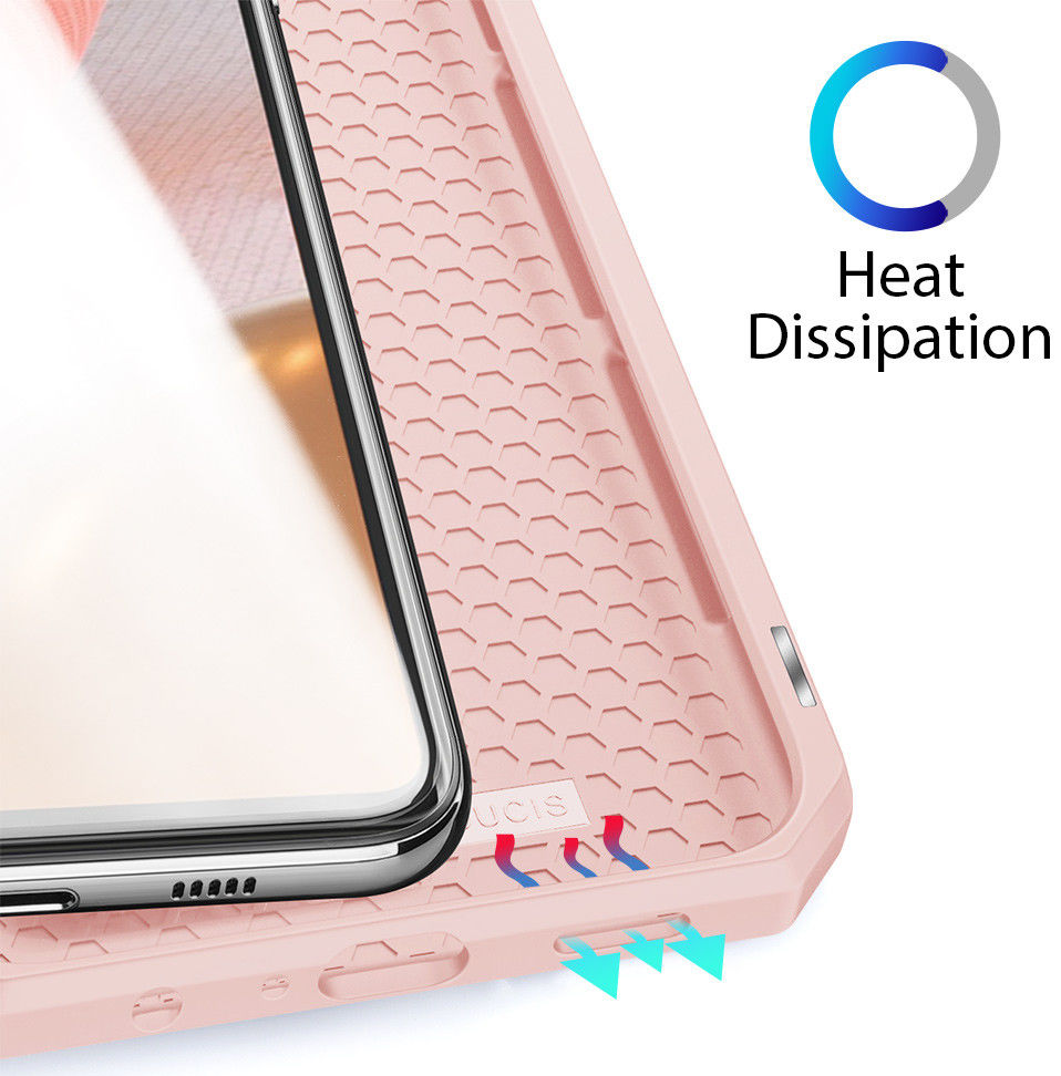 Dux Ducis Skin X Series Samsung Galaxy A72 Hoesje Book Case Roze afbeelding 7