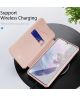 Dux Ducis Skin X Series Samsung Galaxy S21 Plus Hoesje Book Case Roze