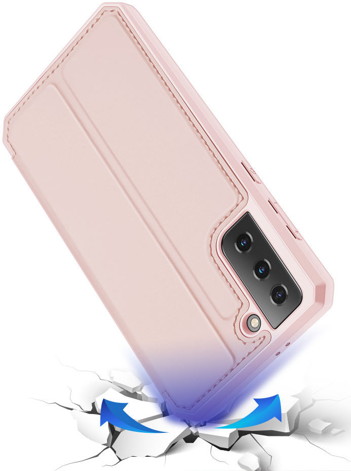 Dux Ducis Skin X Series Samsung Galaxy S21 Plus Hoesje Book Case Roze afbeelding 2