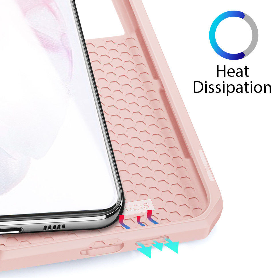 Dux Ducis Skin X Series Samsung Galaxy S21 Plus Hoesje Book Case Roze afbeelding 8