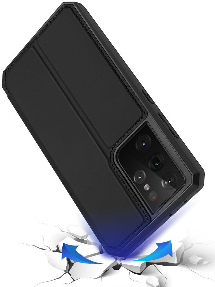 Dux Ducis Skin X Series Samsung Galaxy S21 Ultra Hoesje Zwart afbeelding 2