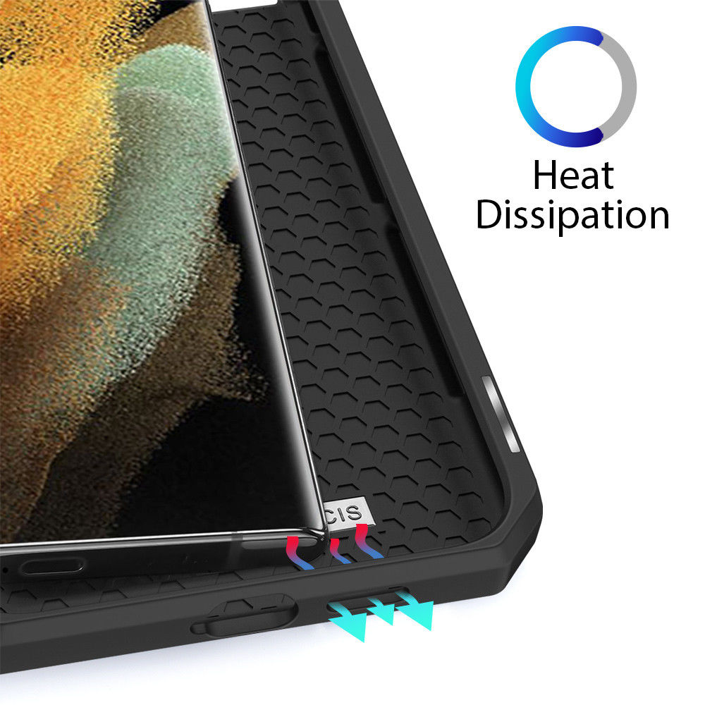 Dux Ducis Skin X Series Samsung Galaxy S21 Ultra Hoesje Zwart afbeelding 6