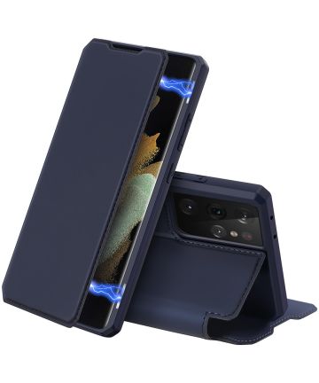 Dux Ducis Skin X Series Samsung Galaxy S21 Ultra Hoesje Blauw Hoesjes