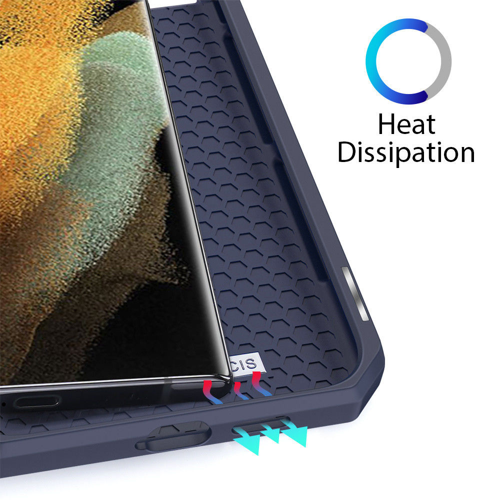 Dux Ducis Skin X Series Samsung Galaxy S21 Ultra Hoesje Blauw afbeelding 6