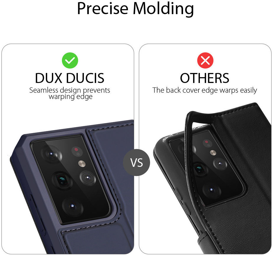 Dux Ducis Skin X Series Samsung Galaxy S21 Ultra Hoesje Blauw afbeelding 9