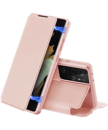 Dux Ducis Skin X Series Samsung Galaxy S21 Ultra Hoesje Roze Hoesjes
