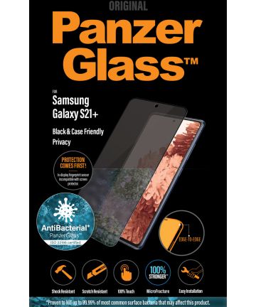 PanzerGlass Samsung Galaxy S21 Plus Screen Protector Privacy Glass Screen Protectors