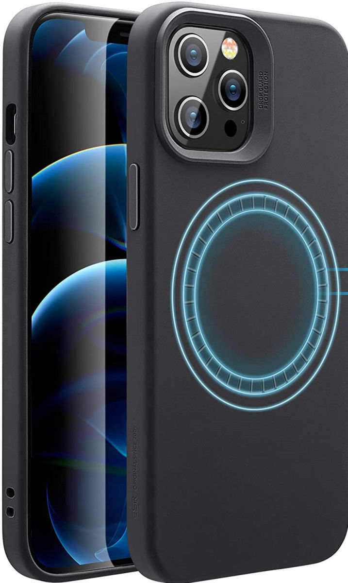 ESR Cloud Apple iPhone 12 Pro Max Hoesje voor MagSafe / HaloLock Zwart afbeelding 1