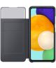Origineel Samsung Galaxy A52 / A52S Hoesje S-View Wallet Cover Zwart