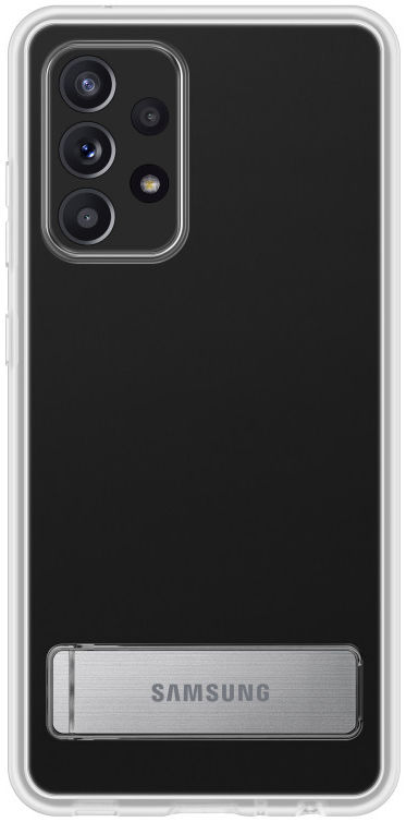 Origineel Samsung Galaxy A52 / A52S Hoesje Standing Cover Transparant afbeelding 5
