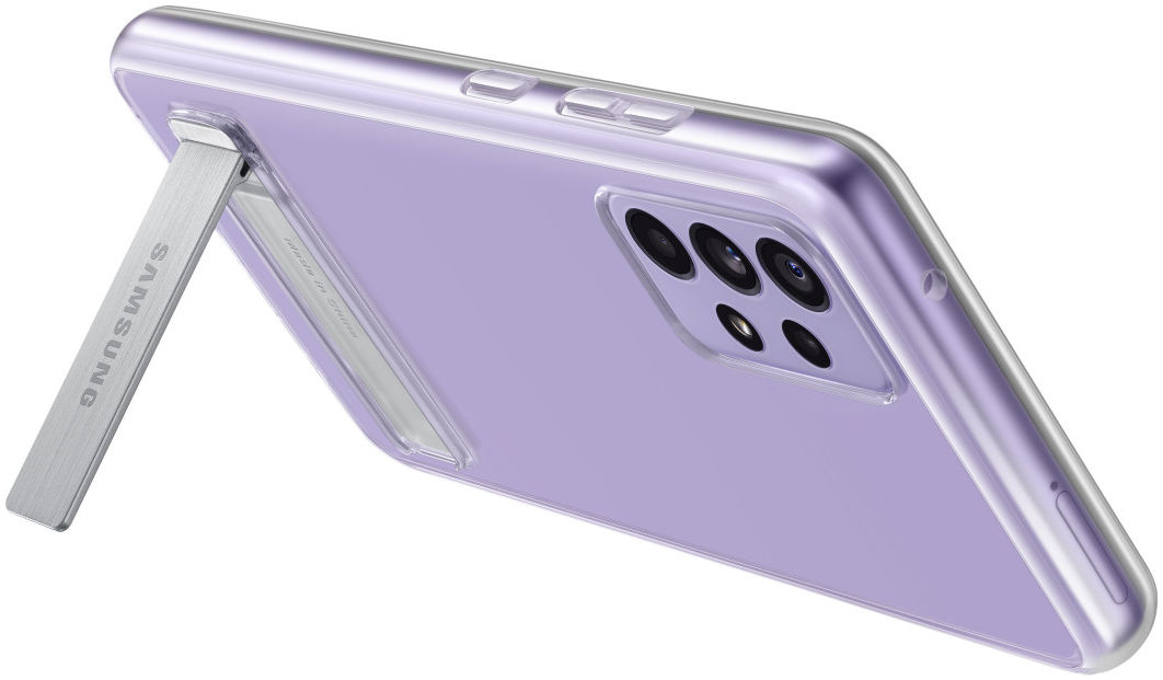 Origineel Samsung Galaxy A52 / A52S Hoesje Standing Cover Transparant afbeelding 2