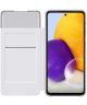 Origineel Samsung Galaxy A72 Hoesje S-View Wallet Cover Wit