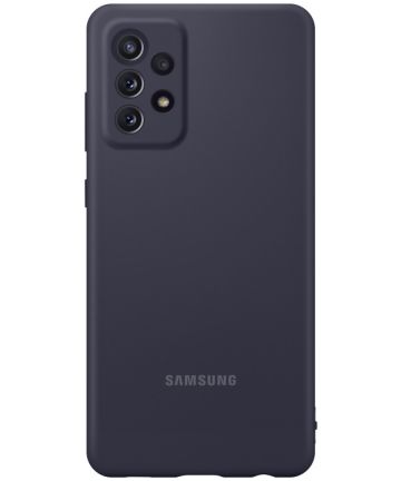 Origineel Samsung Galaxy A72 Hoesje Silicone Cover Zwart Hoesjes