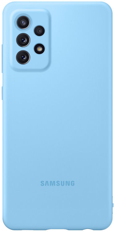 Origineel Samsung Galaxy A72 Hoesje Silicone Cover Blauw afbeelding 1