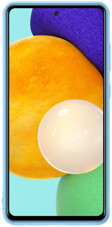 Origineel Samsung Galaxy A72 Hoesje Silicone Cover Blauw afbeelding 2