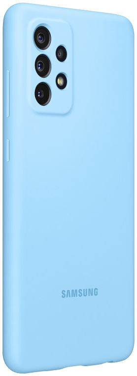 Origineel Samsung Galaxy A72 Hoesje Silicone Cover Blauw afbeelding 3