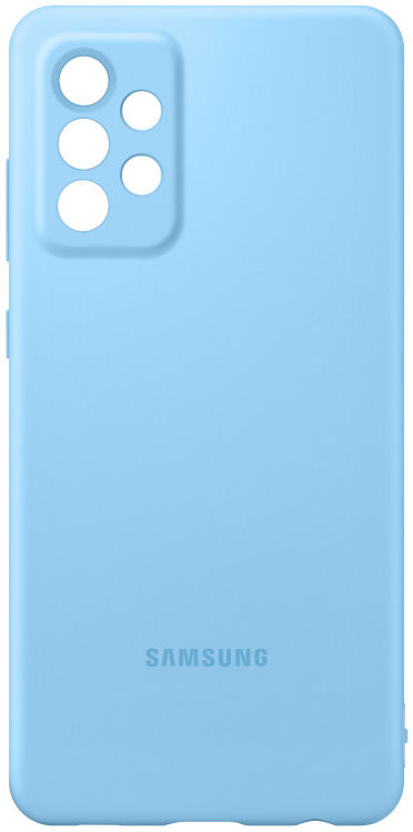 Origineel Samsung Galaxy A72 Hoesje Silicone Cover Blauw afbeelding 4