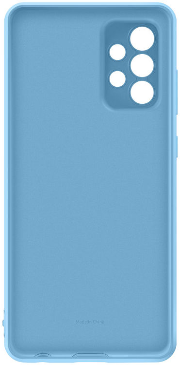 Origineel Samsung Galaxy A72 Hoesje Silicone Cover Blauw afbeelding 5
