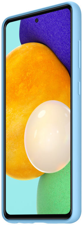 Origineel Samsung Galaxy A72 Hoesje Silicone Cover Blauw afbeelding 6
