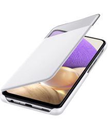 Origineel Samsung Galaxy A32 5G Hoesje S-View Wallet Cover Wit