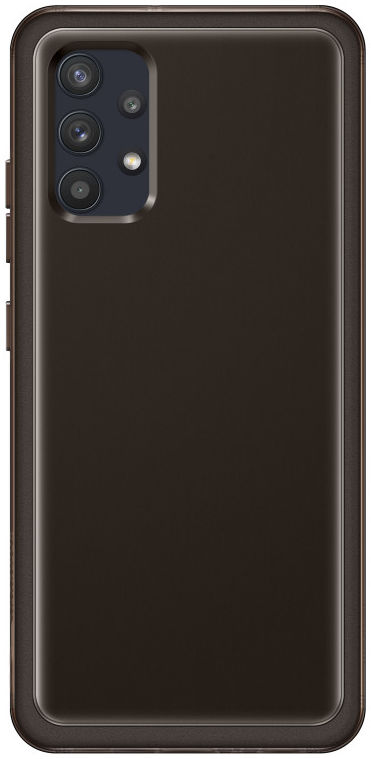 Origineel Samsung Galaxy A32 4G Hoesje Soft Clear Cover Zwart afbeelding 1