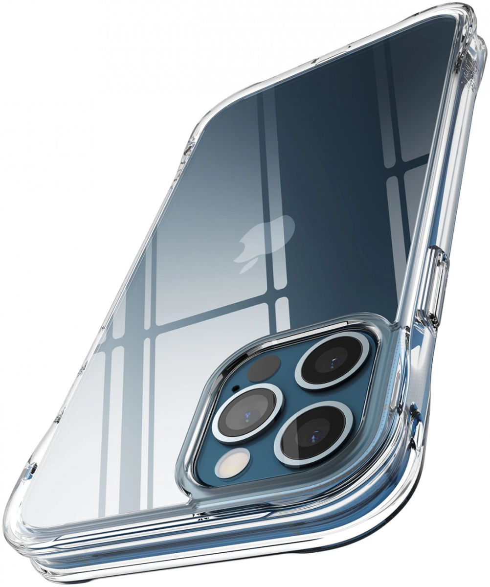 Ringke Fusion Plus Apple iPhone 12 / 12 Pro Hoesje Transparant afbeelding 1