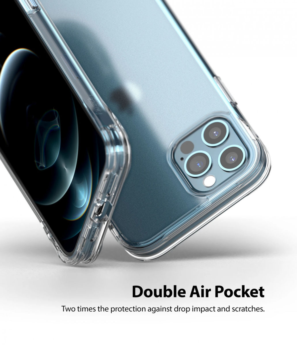 Ringke Fusion Plus Apple iPhone 12 / 12 Pro Hoesje Transparant afbeelding 6
