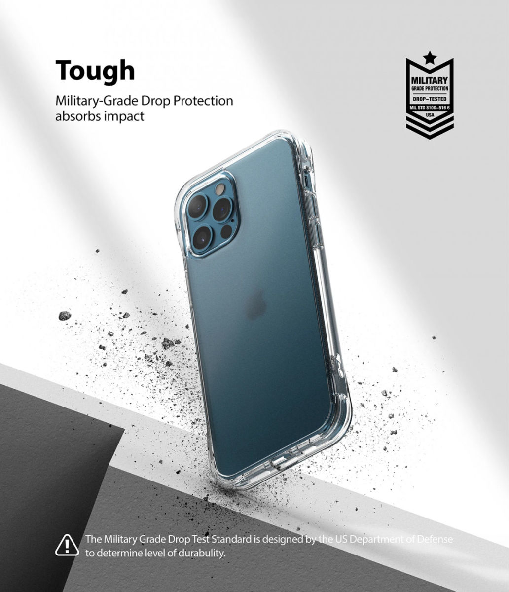 Ringke Fusion Plus Apple iPhone 12 / 12 Pro Hoesje Transparant afbeelding 8