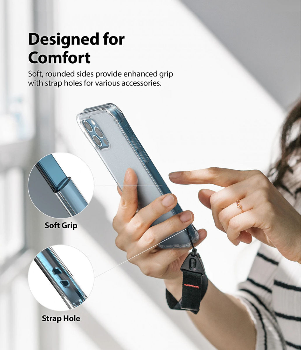Ringke Fusion Plus Apple iPhone 12 / 12 Pro Hoesje Transparant afbeelding 10