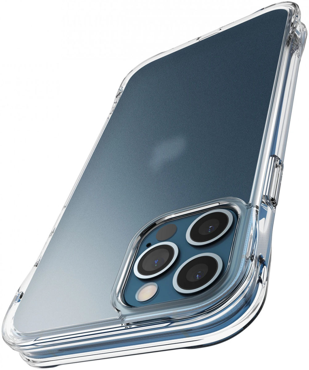 Ringke Fusion Plus Apple iPhone 12 / 12 Pro Hoesje Matte Transparant afbeelding 2