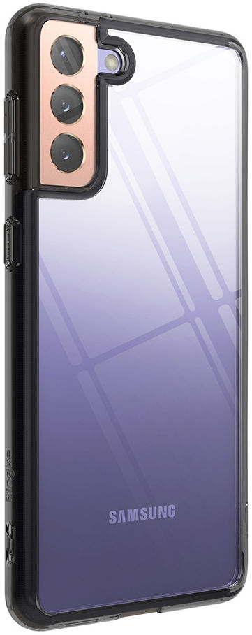 Ringke Fusion Samsung Galaxy S21 Hoesje Smoke Black afbeelding 2