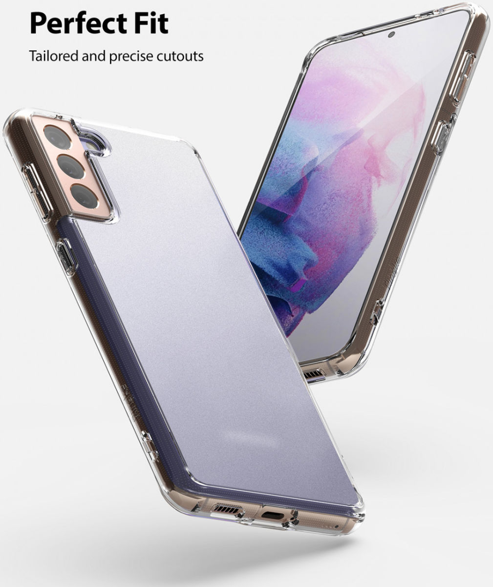 Ringke Fusion Samsung Galaxy S21 Hoesje Smoke Black afbeelding 3